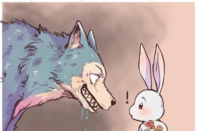 短漫:狼与兔子的相遇,顺着看超甜,倒着看就是个"恐怖"