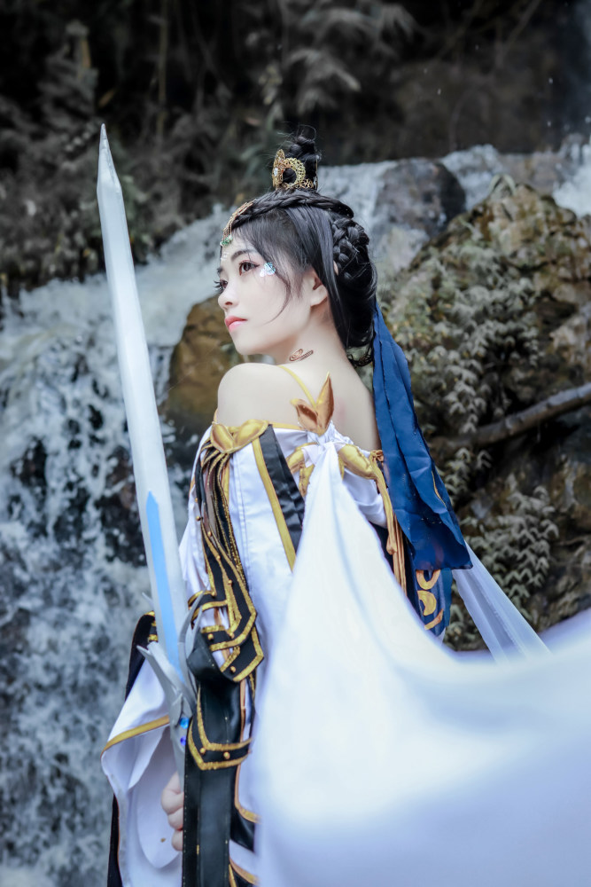 剑网三 沧海间成女cosplay