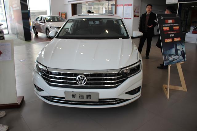 2021款大众速腾到店实拍,新增了8英寸仪表,配1.2t/1.4t动力