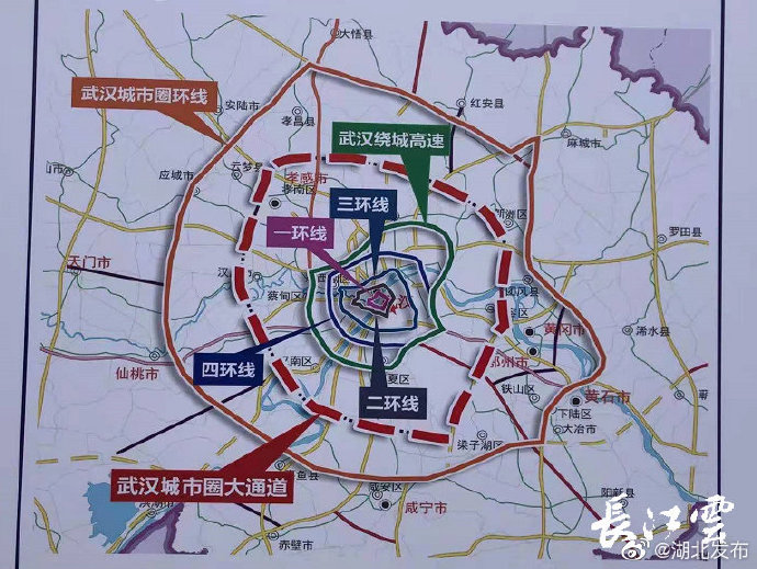 武汉城市圈大通道今日开建打造武汉大都市区1小时通勤圈