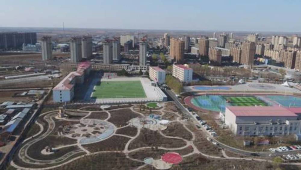 兰西县让校园成为城市中最美的风景