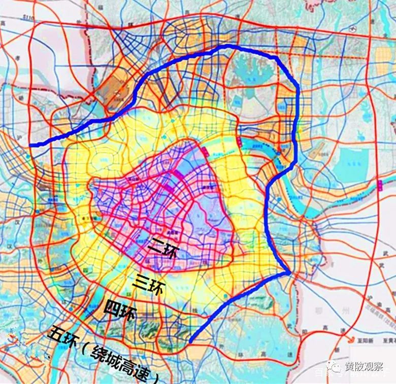 对于武汉的城市建设来说,三环内是建成区,四环和三环之间是正在建设