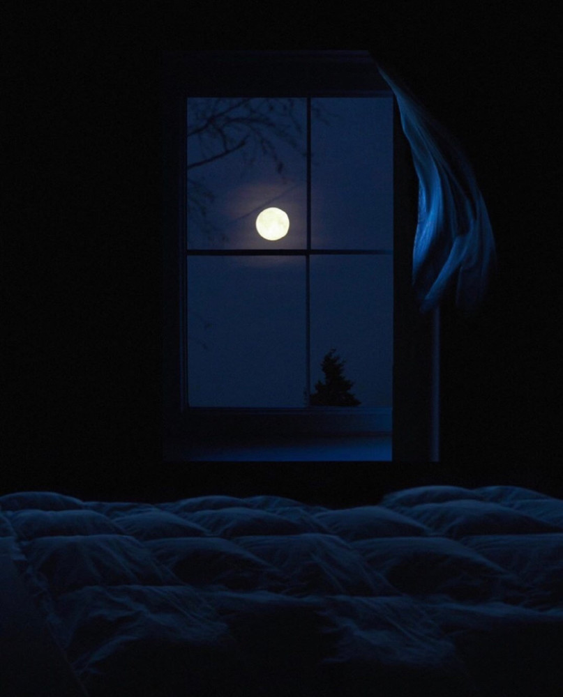 夜景背景图 夜色已晚准备进入梦乡