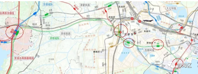 团泊北站大致位于荣乌高速以南,团泊湖以北.