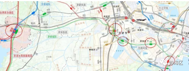 并联通天津南站,津南站 此前,《京津冀核心区铁路枢纽总图规划》获批