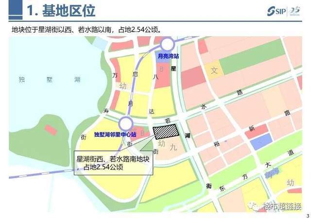 其中位于独墅湖板块星湖街以西,若水路以南的地块从商业变成了住宅