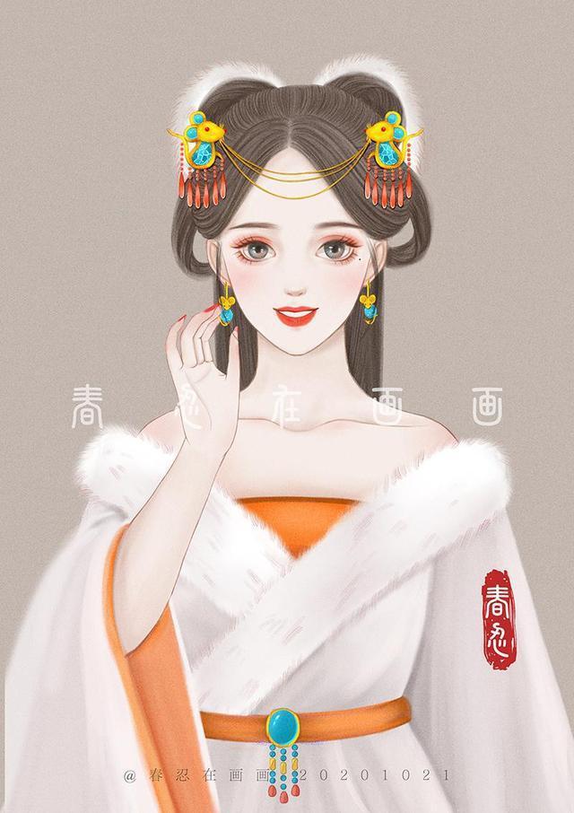 画师将十二生肖变"古风美人",兔子仙气满满,唯独"马"不一样