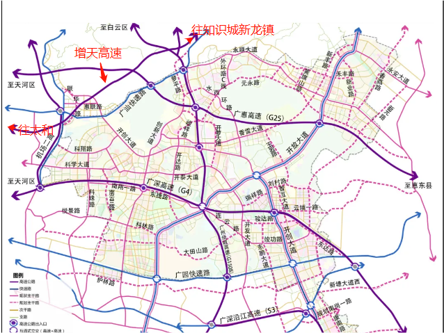 根据增天高速的设计规划,未来将在终点太和镇白山村设置何排互通连接