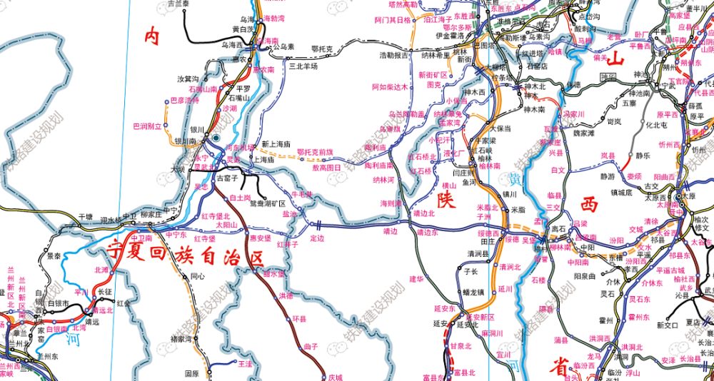 太原至银川高铁或将开建,宁夏高铁进入爆发期