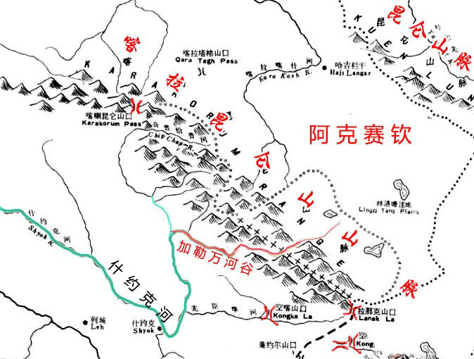 从南疆叶城出发,到赛图拉哨所,进入阿克赛钦.