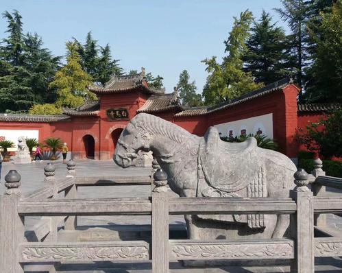 景致记录河南省洛阳的白马寺福往者福来好一座国际化寺院