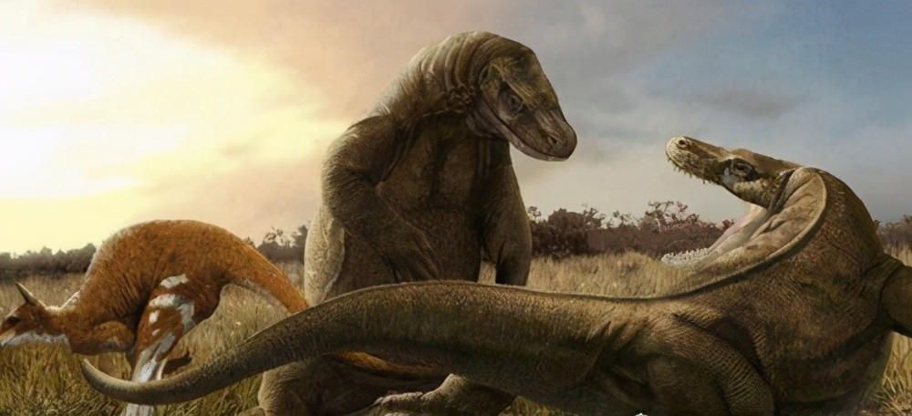 古巨蜥是一种现在已经灭绝了的远古生物,在当时是世界上最大的蜥蜴