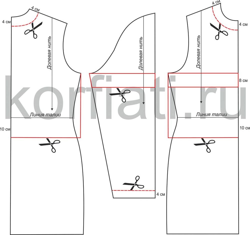 服装设计|四款连帽卫衣服装结构裁剪图分享～!