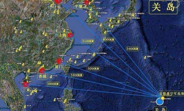 美国以驻日,驻韩基地为核心的第一岛链已经失去了意义,即便是位于第二