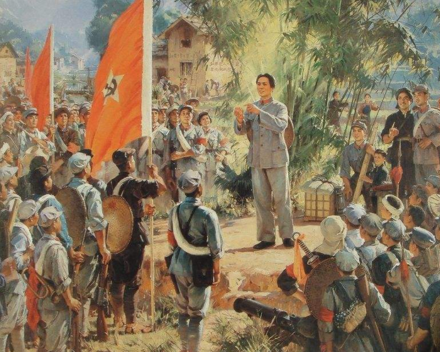 三湾改编 主席之所以提出这个原则,跟1927年9月19日的文家市会议争论