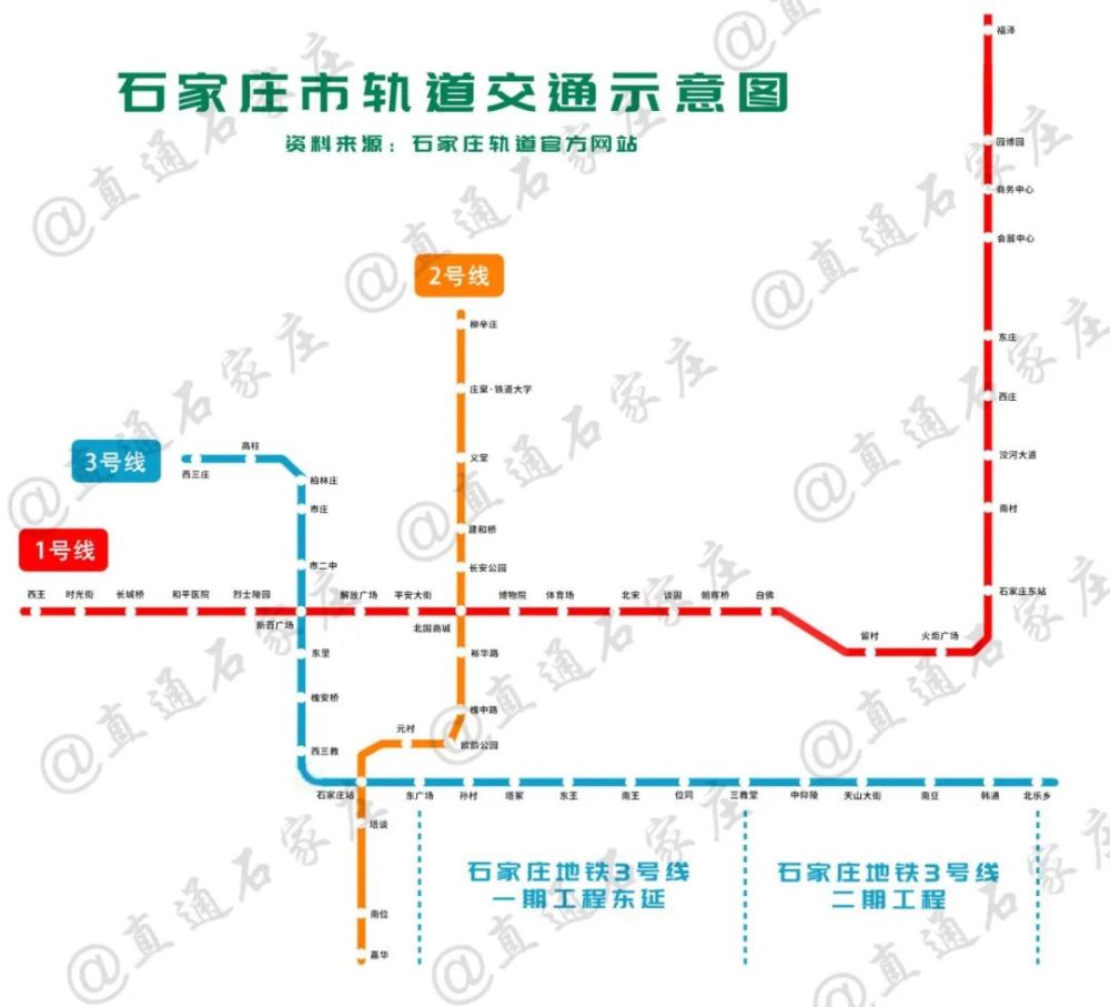 40分钟从东南到西北石家庄这条地铁线路春节前或将通车