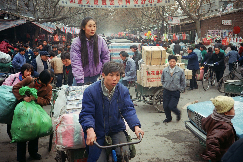 老照片:90年代的西安,西安人的西安,安静祥和