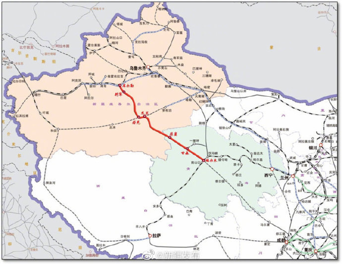 格库铁路全线贯通 未来新疆库尔勒可直达川渝_腾讯新闻