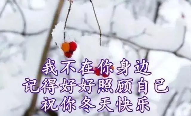 冬天早晨朋友圈最暖心的早安祝福问候语动态表情图片