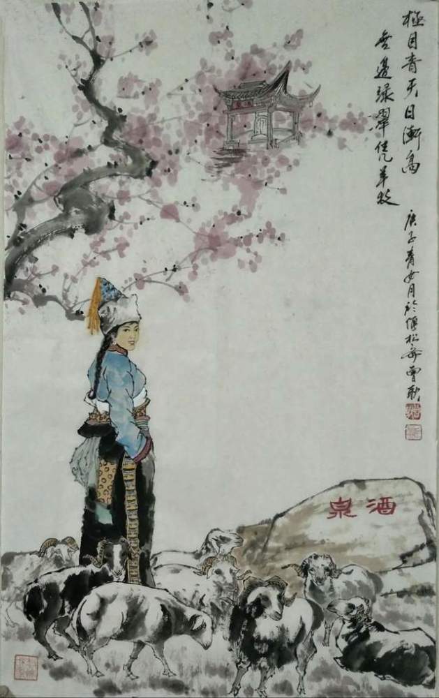 典雅大方清新脱俗曾耿中国画作品欣赏