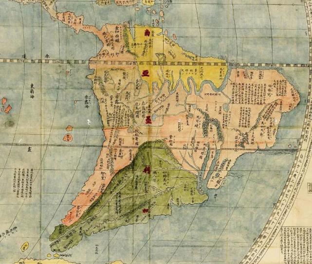 国宝《坤舆万国全图》，看看明朝人眼中的世界是怎么样的-腾讯新闻