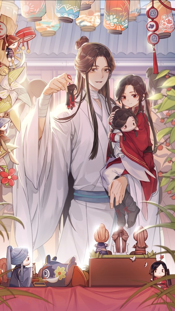 天官赐福|谢怜花城好可爱!