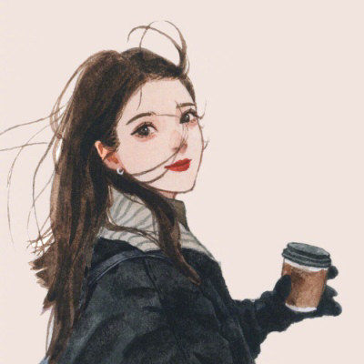 一组温柔又好看的手绘女生头像