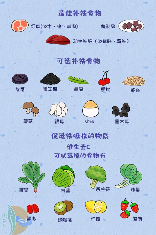 提升其他食物中铁元素的吸收率,因此可以作为配菜帮助宝宝们实现补铁