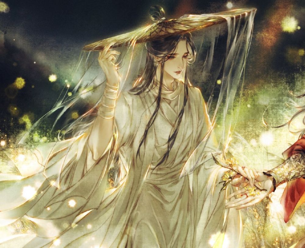 《天官赐福》漫画6岁半月超可爱了,谢怜生气更好看