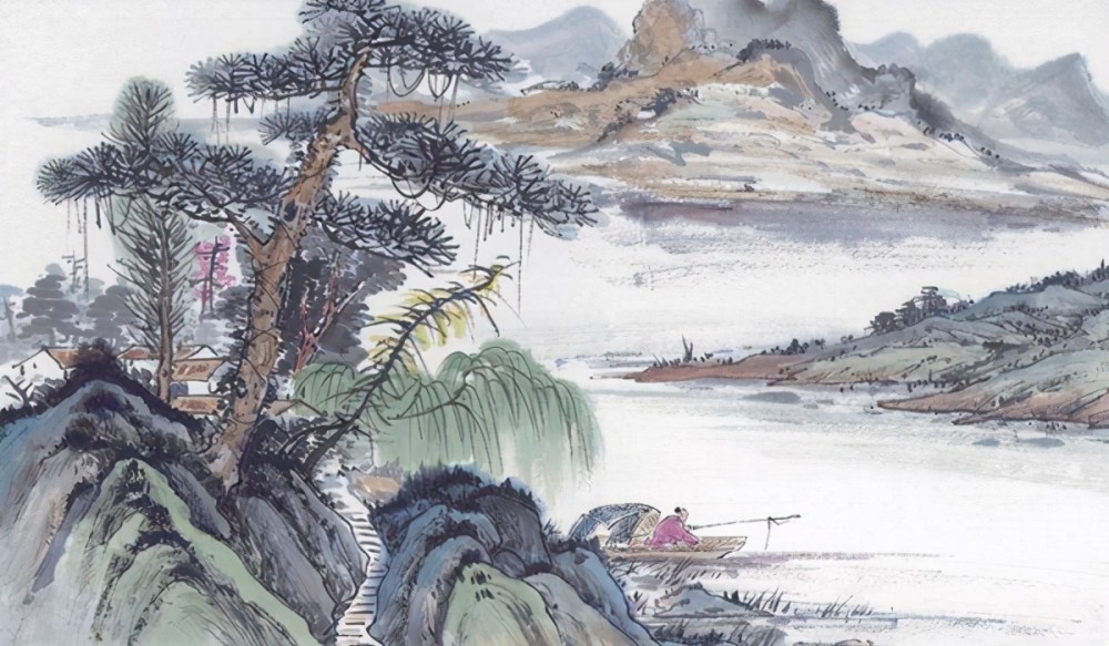 目睹钓鱼翁,诗人《戏题湖上:竹竿渺渺波无际,不知何者吞吾钩_腾讯