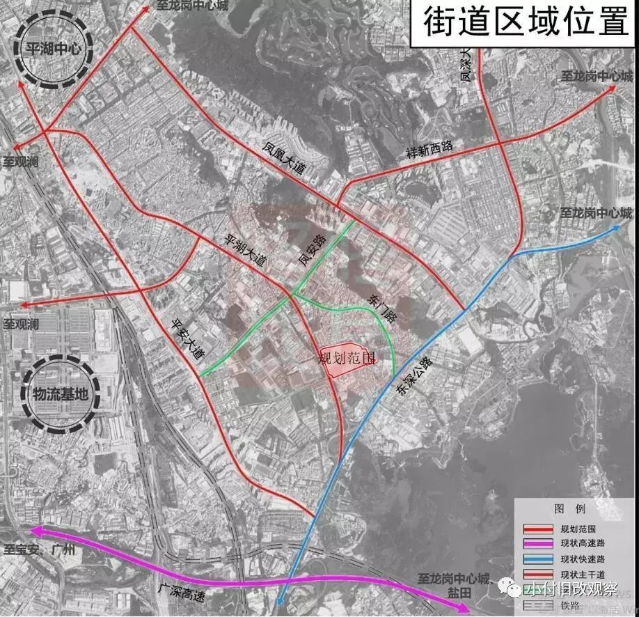 鹅公岭人口_平湖鹅公岭旧改规划图