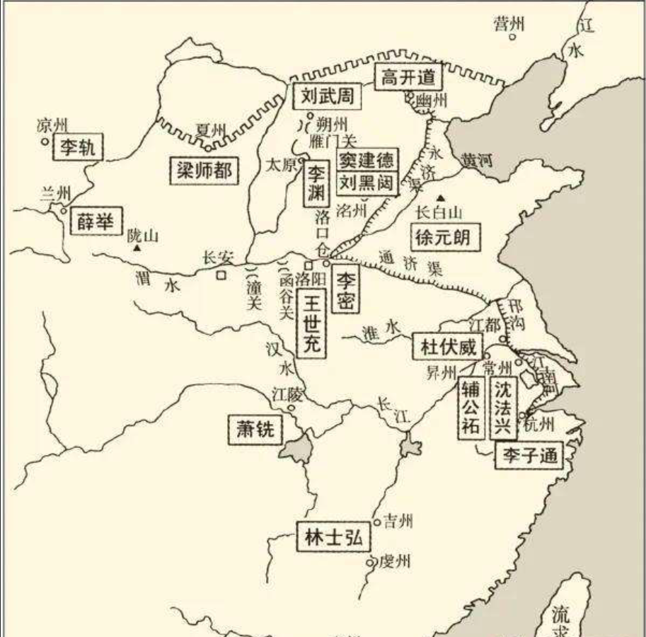 隋朝末年的十八路反王,为何李渊能突围而出?