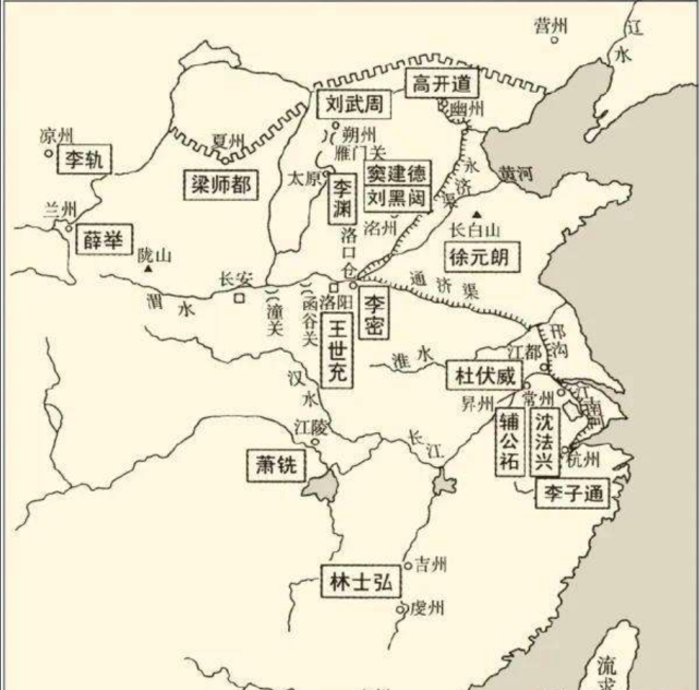 隋朝末年的十八路反王,为何李渊能突围而出?