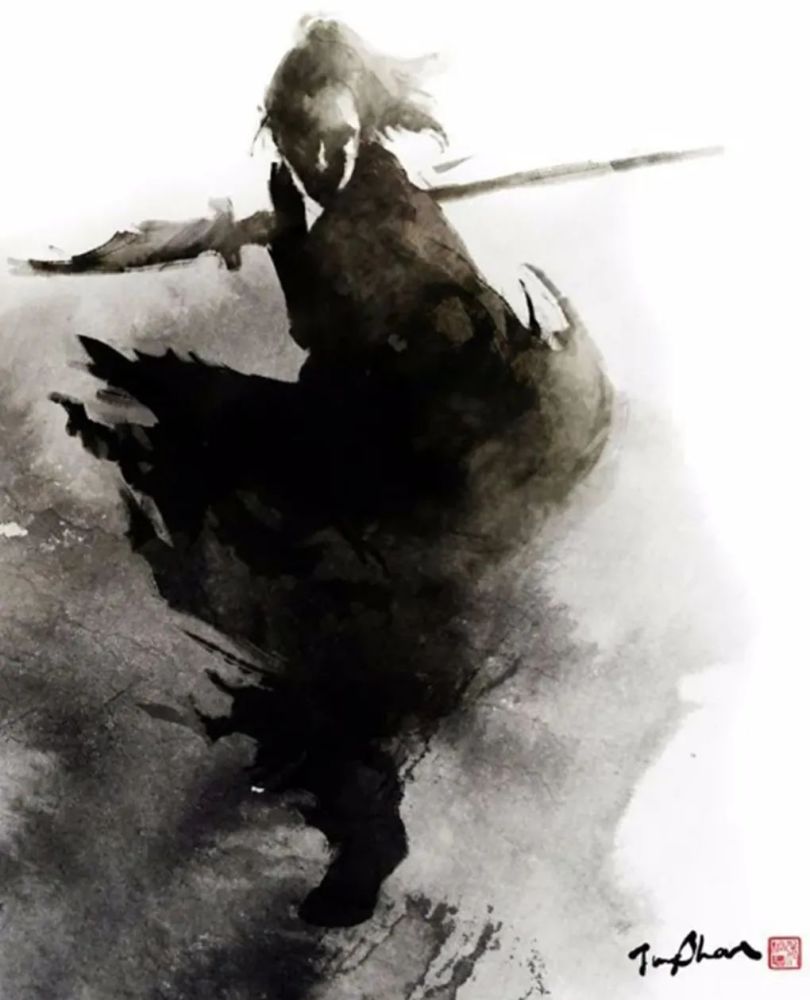 美女职员张榕珊,用武侠水墨惊艳世界,圆了大家一个武侠梦