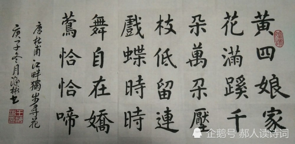 解读杜甫《江畔独步寻花其六:貌似写花,实则暗藏玄机,你懂得_腾讯