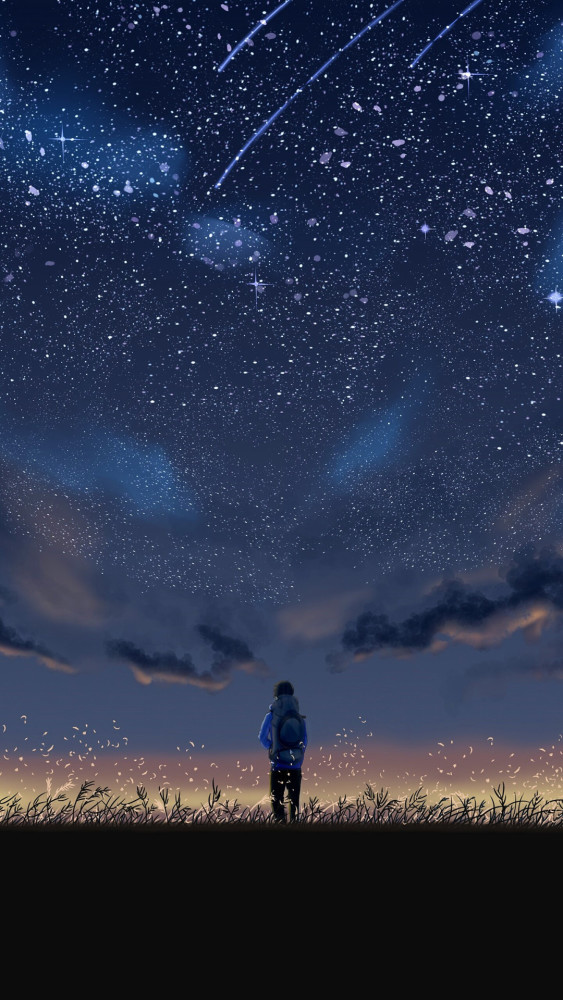竖屏丨孤单的时候我常常仰望星空