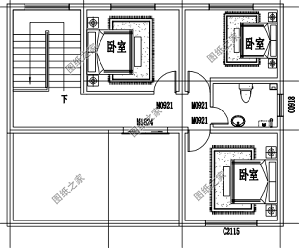 三款农村住房设计图,适合11米×8米的宅基地,收藏好开