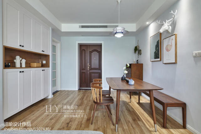 第一眼就爱上91㎡家庭图书馆太美好!