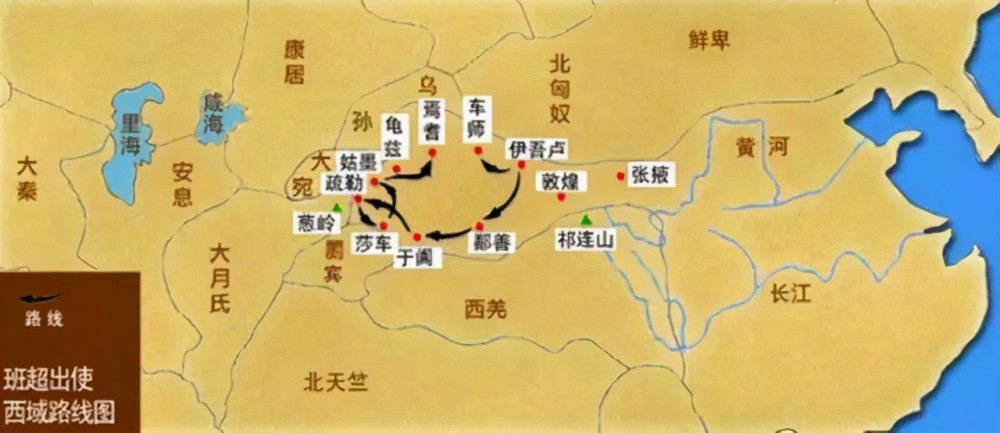 班超几乎是凭借着单枪匹马替大汉朝搞定了西域
