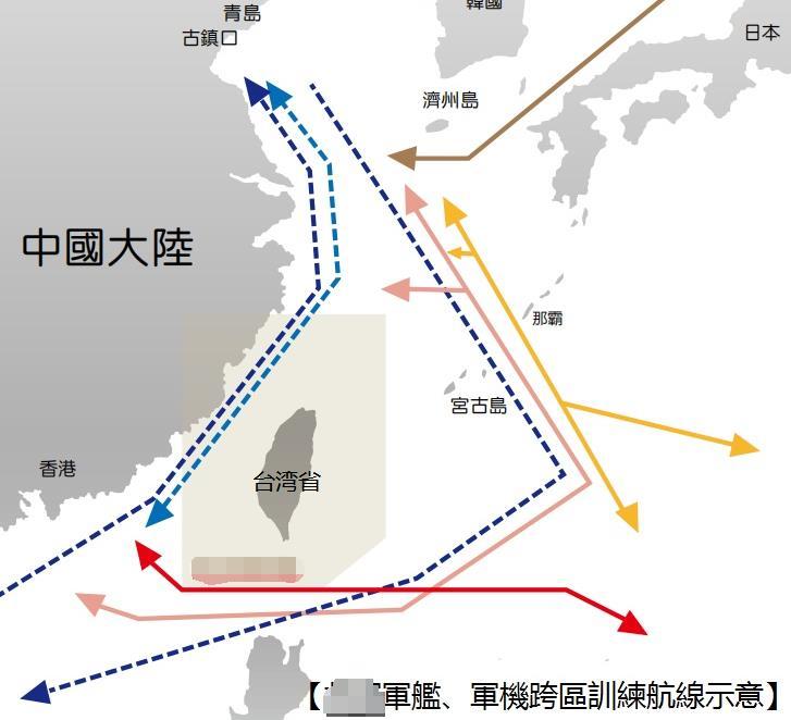 罕见直接进到12海里"领空"!台媒:大陆军机一天三度进出台湾西南空域