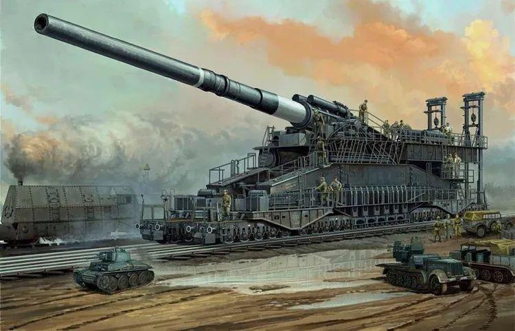 二战德国的火炮都是怪物吗?德军最强火炮和苏联最强要塞的对决