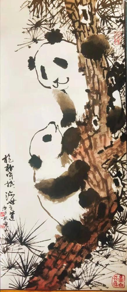 "搜尽奇峰打草稿,画遍熊猫出新意"——著名熊猫画家楼