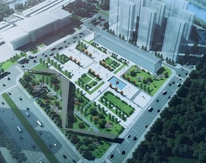 宿州火车站客运中心改造工程项目用地实景 看了这些效果图 小编满