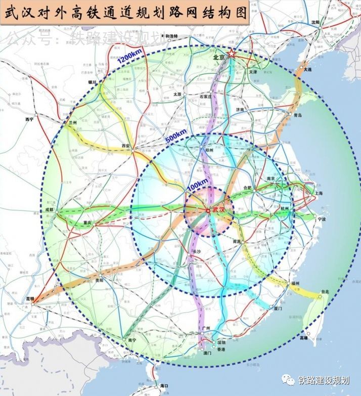 湖北省十四五规划纲要:加快建设全省"四纵四横四斜"高铁骨架