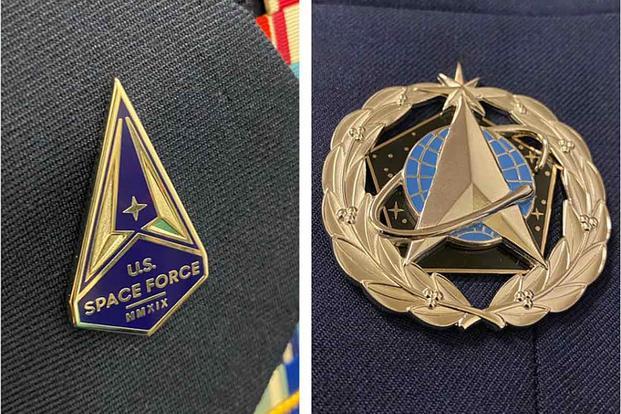 今后,美国太空军成员虽然仍穿着空军制服,但能够通过特殊的徽章区分