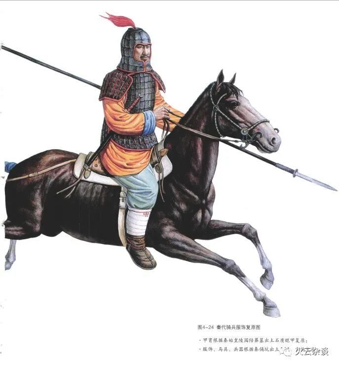 可以看一下秦朝的骑兵确实是没有马镫的如果喜欢请关注我,我将不断