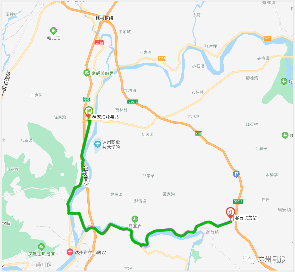 12月16日, 记者从相关部门获悉, 因达宣快速通道跨线桥张家湾大桥
