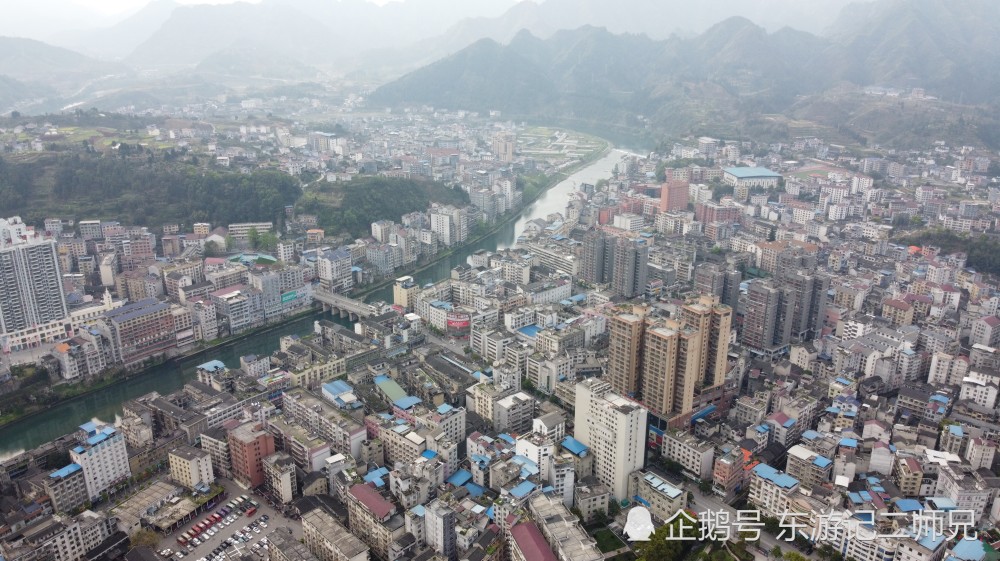 航拍湘西州永顺县