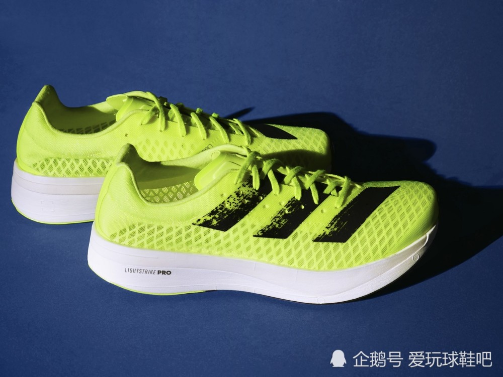 adidas adizero adios pro 旭日黄配色 开箱