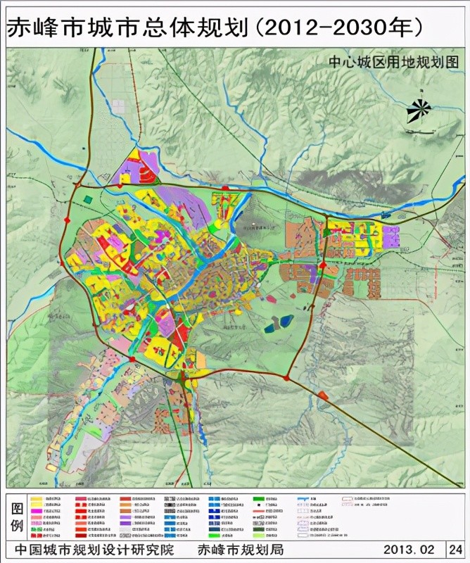 赤峰市城市规划图